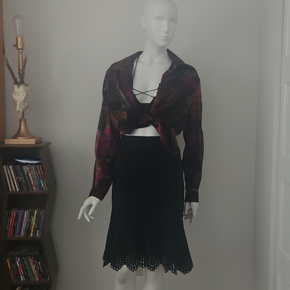 Whimsygoth Floral Skirt